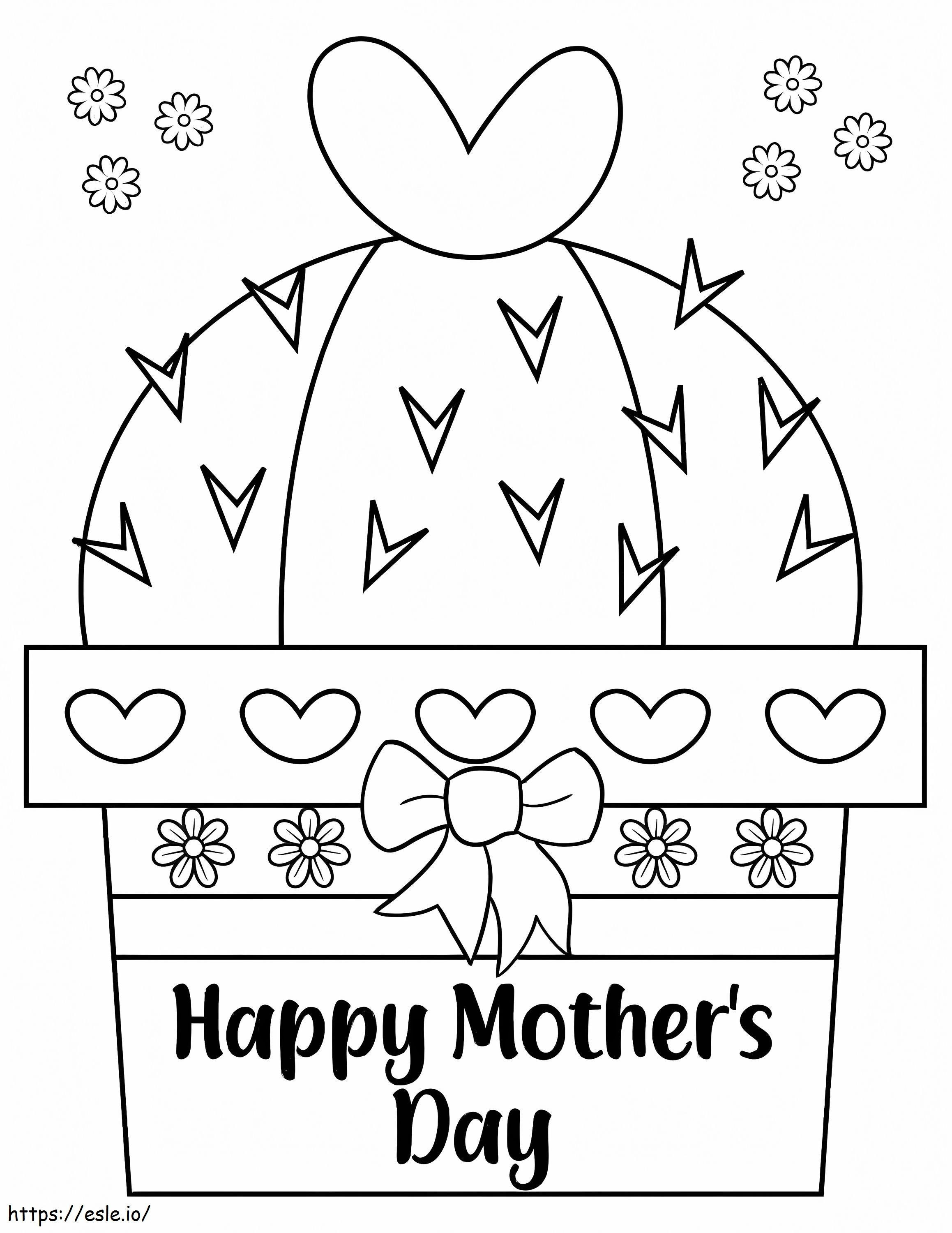 Coloriage Bonne fête des mères 2 à imprimer dessin