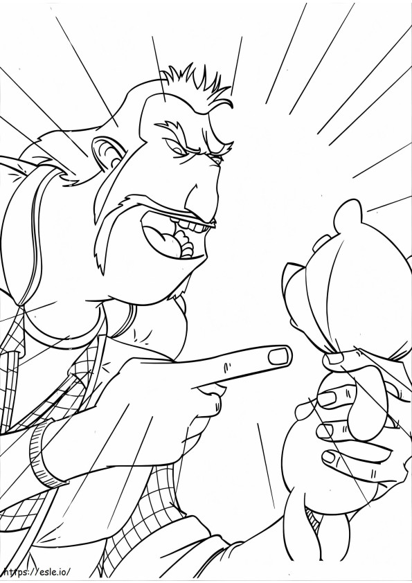 Shaw From Open Season coloring page