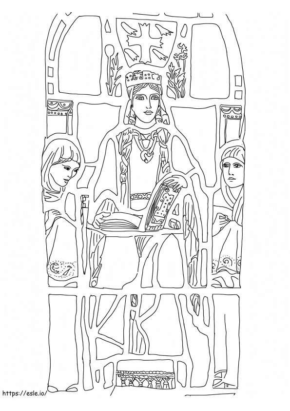 Heilige Margarete von Schottland ausmalbilder