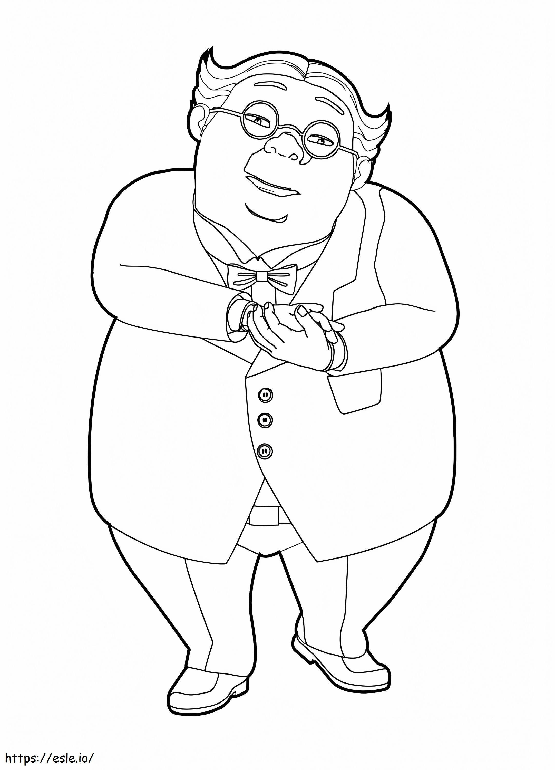 Character From Tobot coloring page