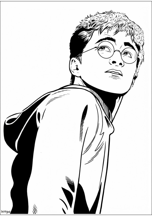 Coloriage Harry Potter 1 à imprimer dessin