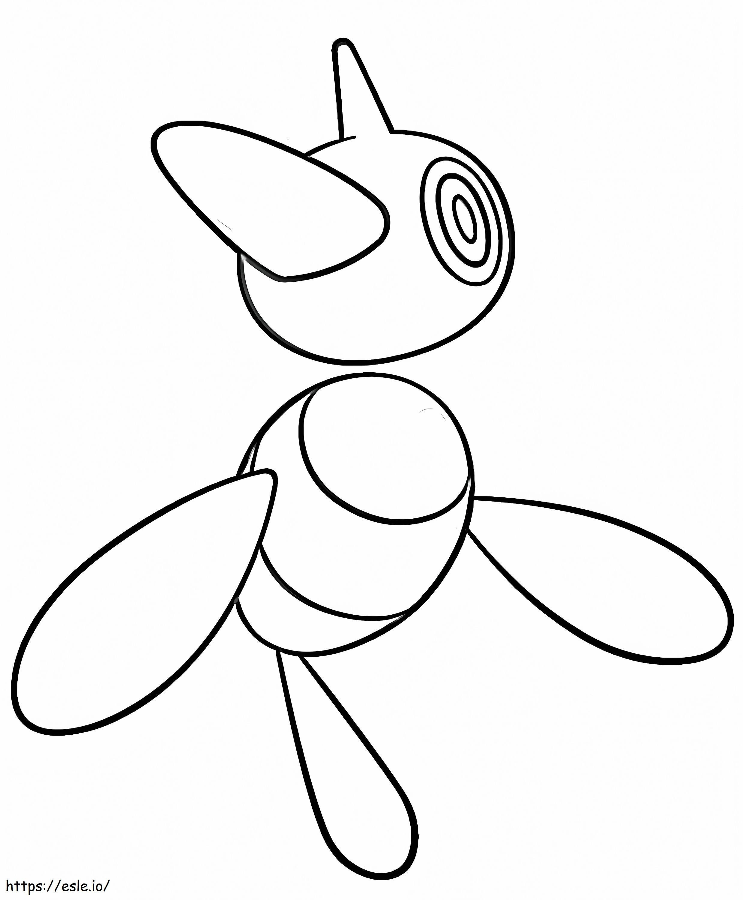 Coloriage Pokémon Porygon Z à imprimer dessin