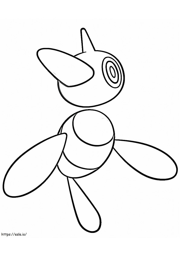 Coloriage Pokémon Porygon Z à imprimer dessin