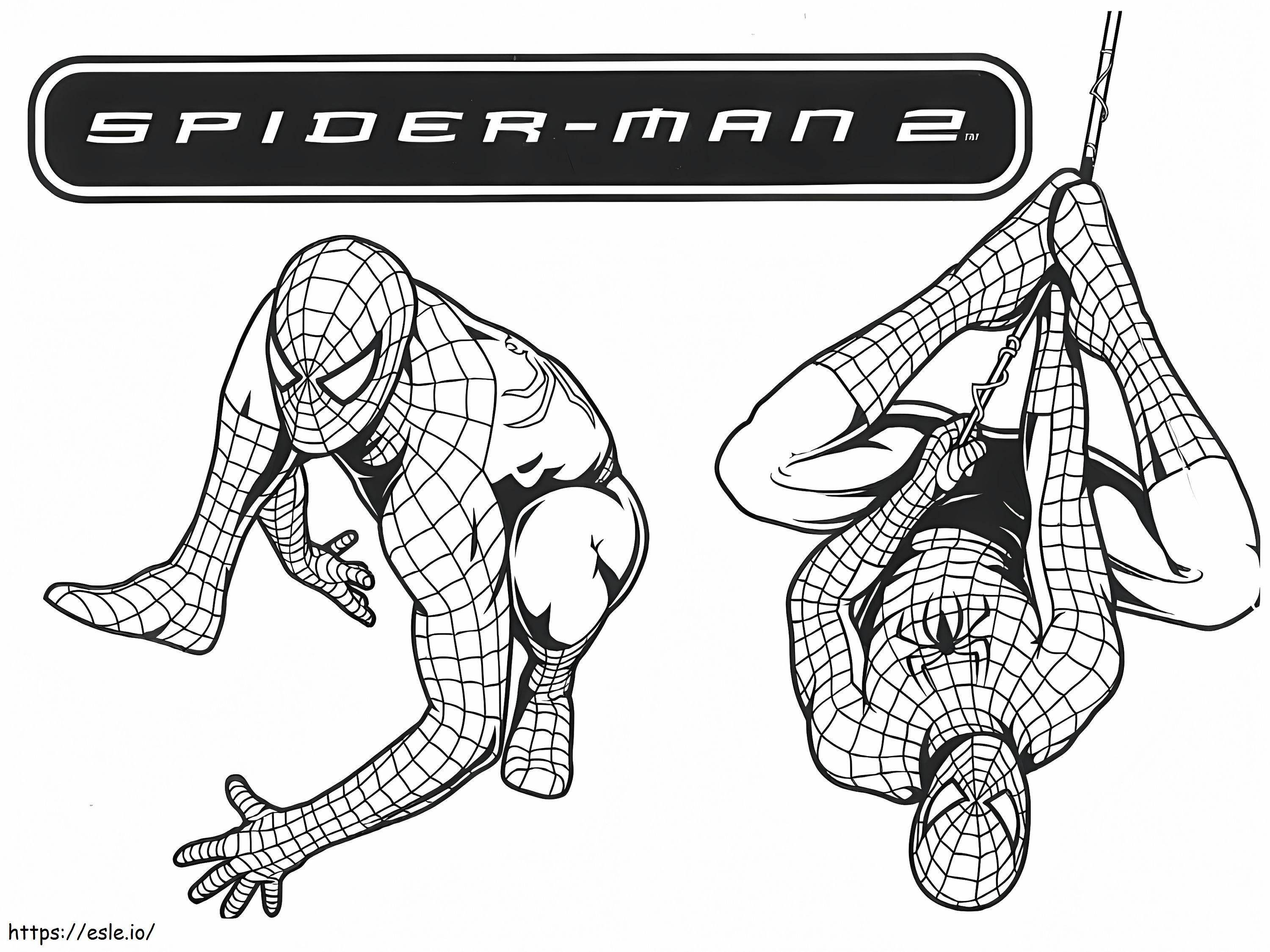 Spiderman 3 coloring page