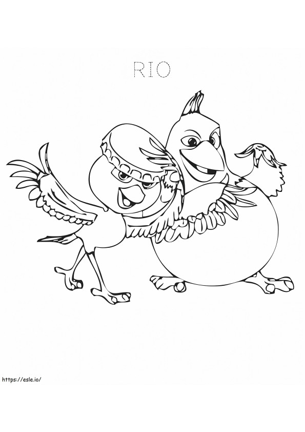 Nico And Pedro coloring page