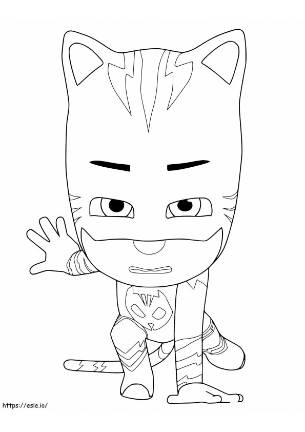 Catboy From PJ Masks coloring page