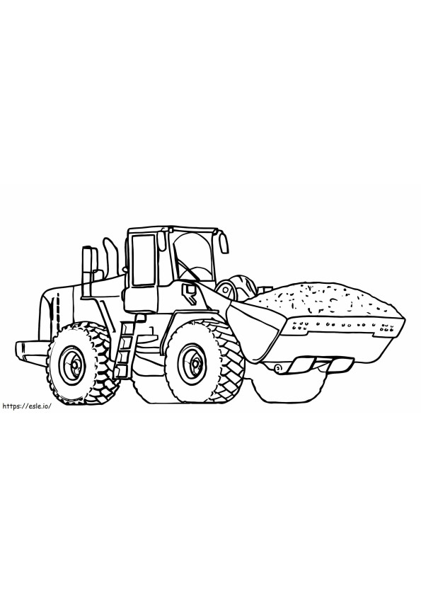 Beautiful Dump Truck coloring page