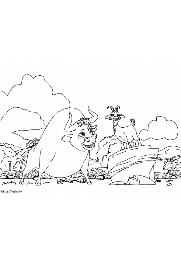 Ferdinand Con Lupe coloring page