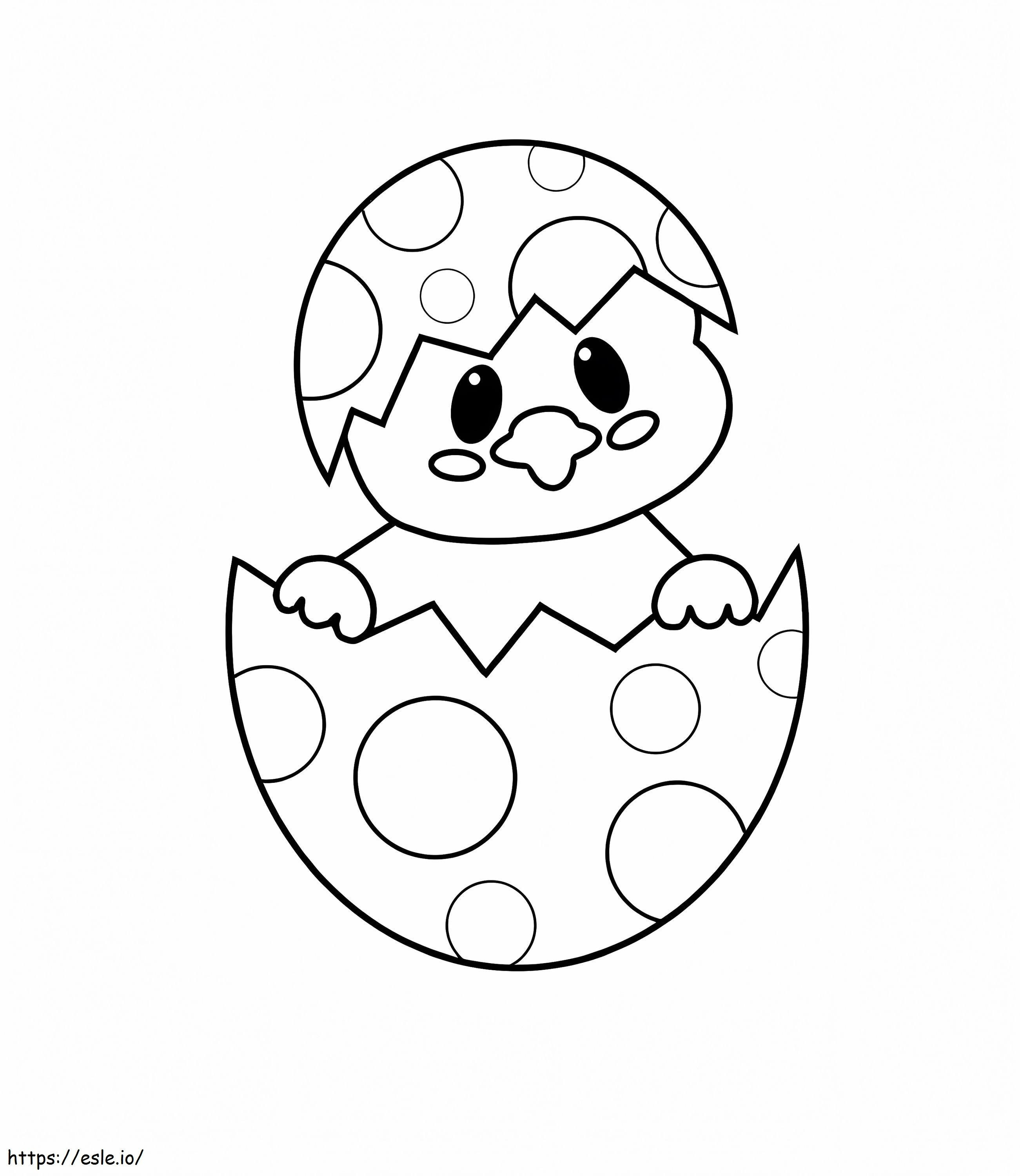 Easter Duck coloring page