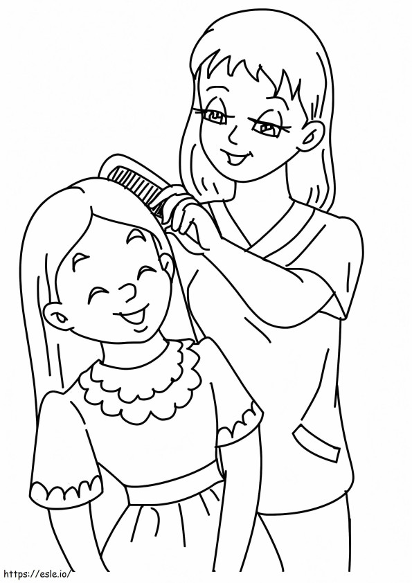 Daughters Day 3 coloring page