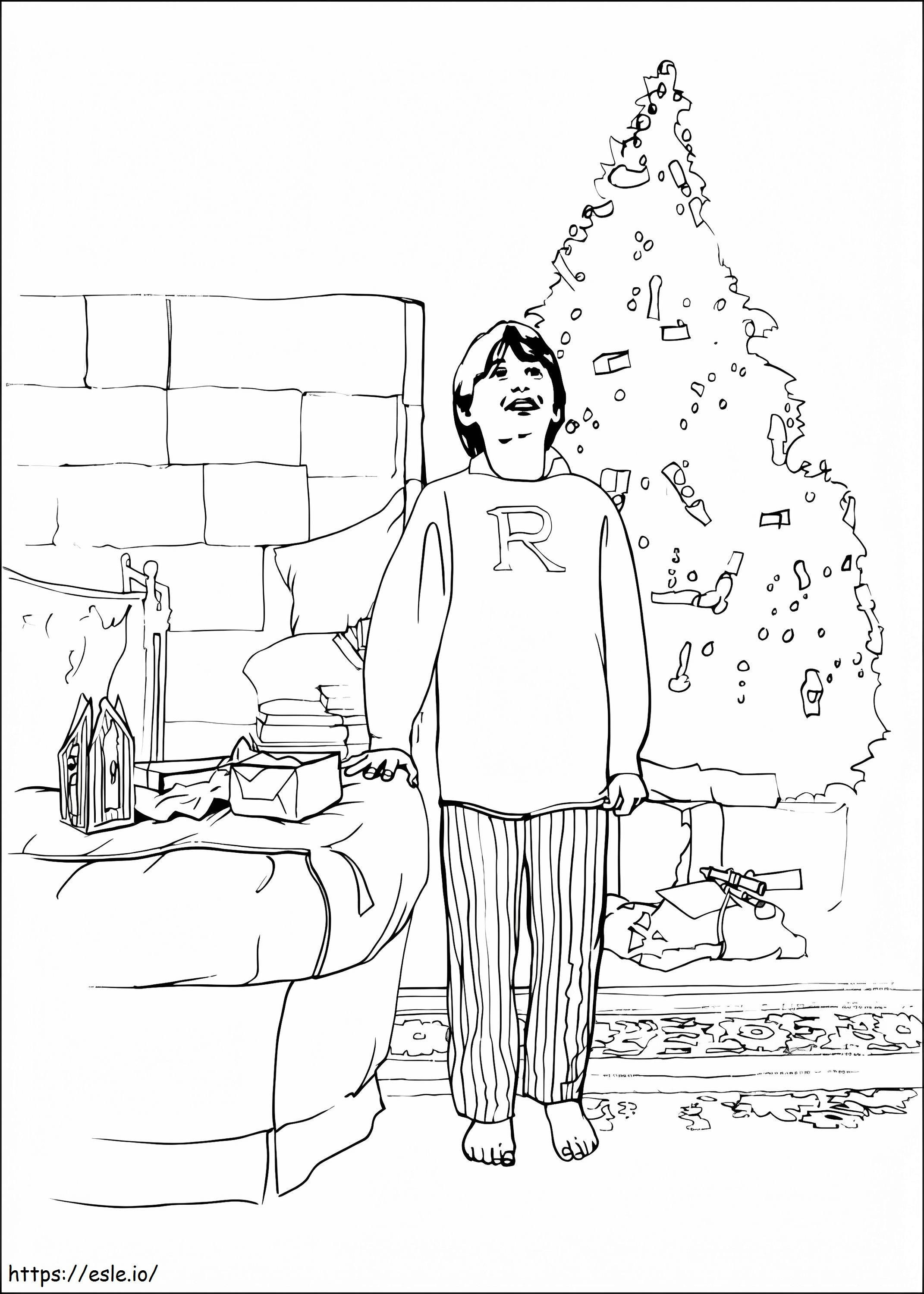 Ron Weasley 4 coloring page