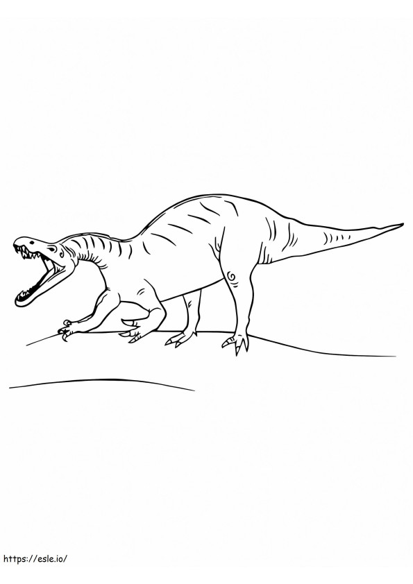 Jurassic World Suchomimus de colorat