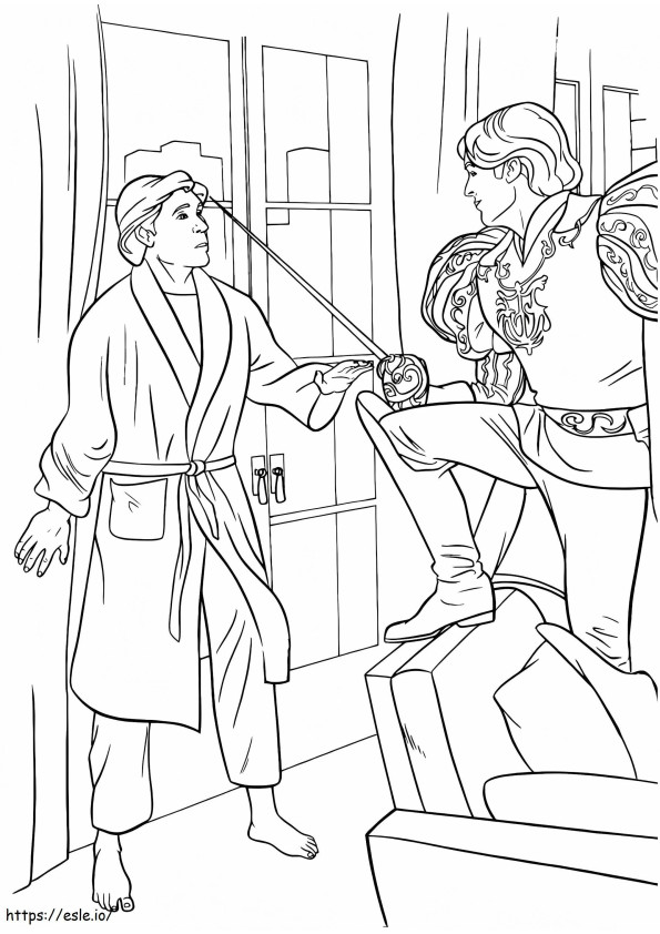 Edward And Robert A4 coloring page