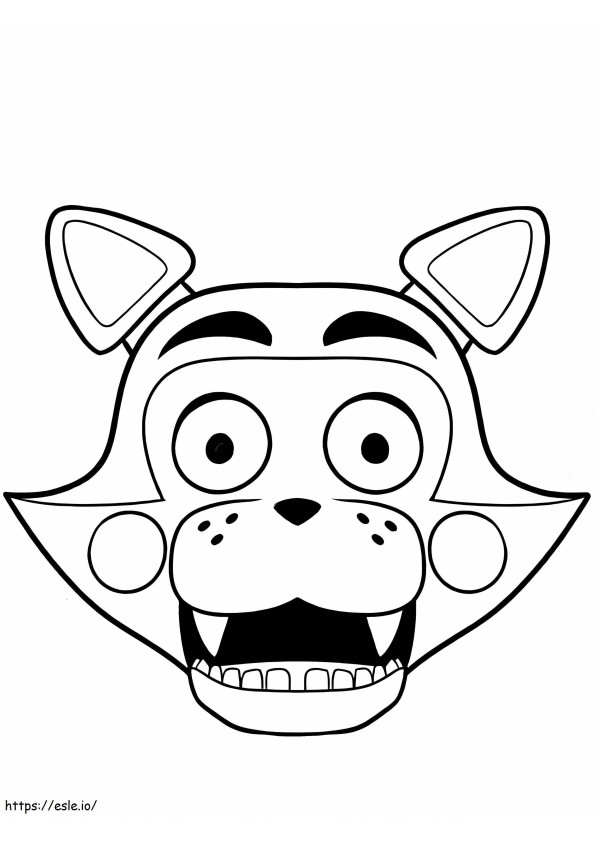 Mangle 5 Nights At Freddys coloring page