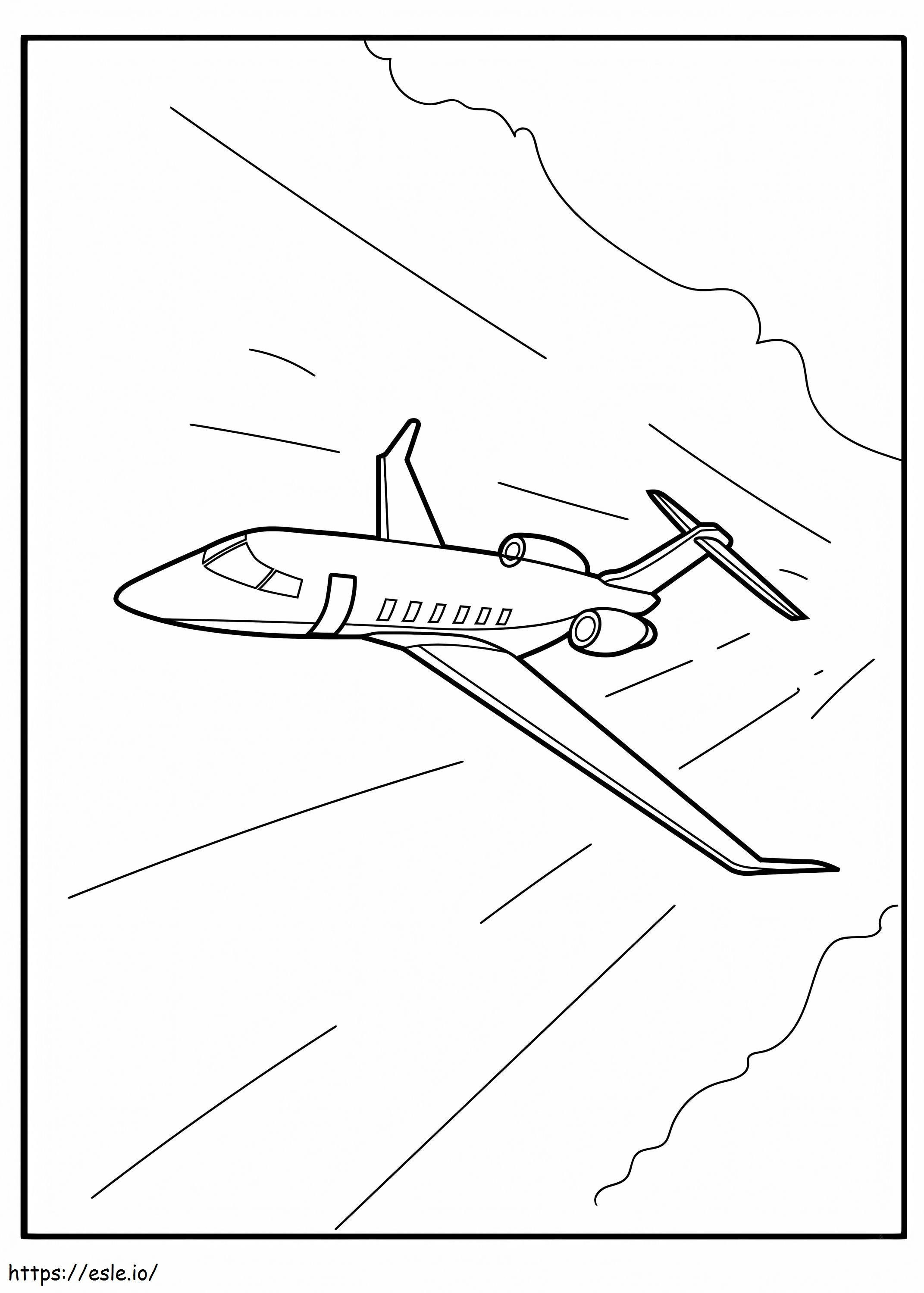 Normale Flugzeuge ausmalbilder