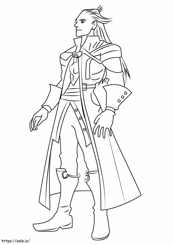 Ansem From Kingdom Hearts coloring page