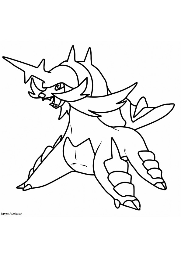 Coloriage Pokémon Samourot à imprimer dessin