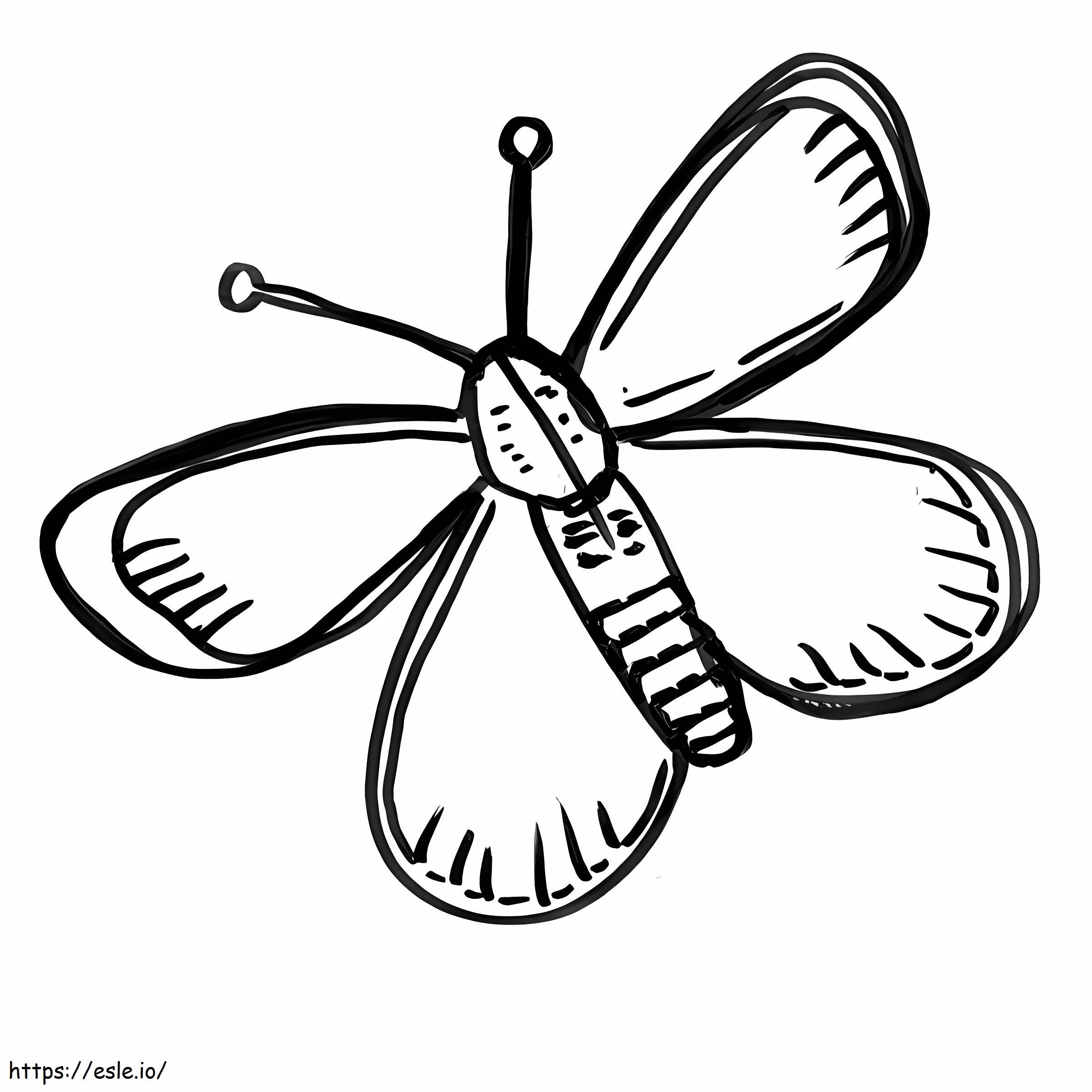 Butterflys Drawing coloring page