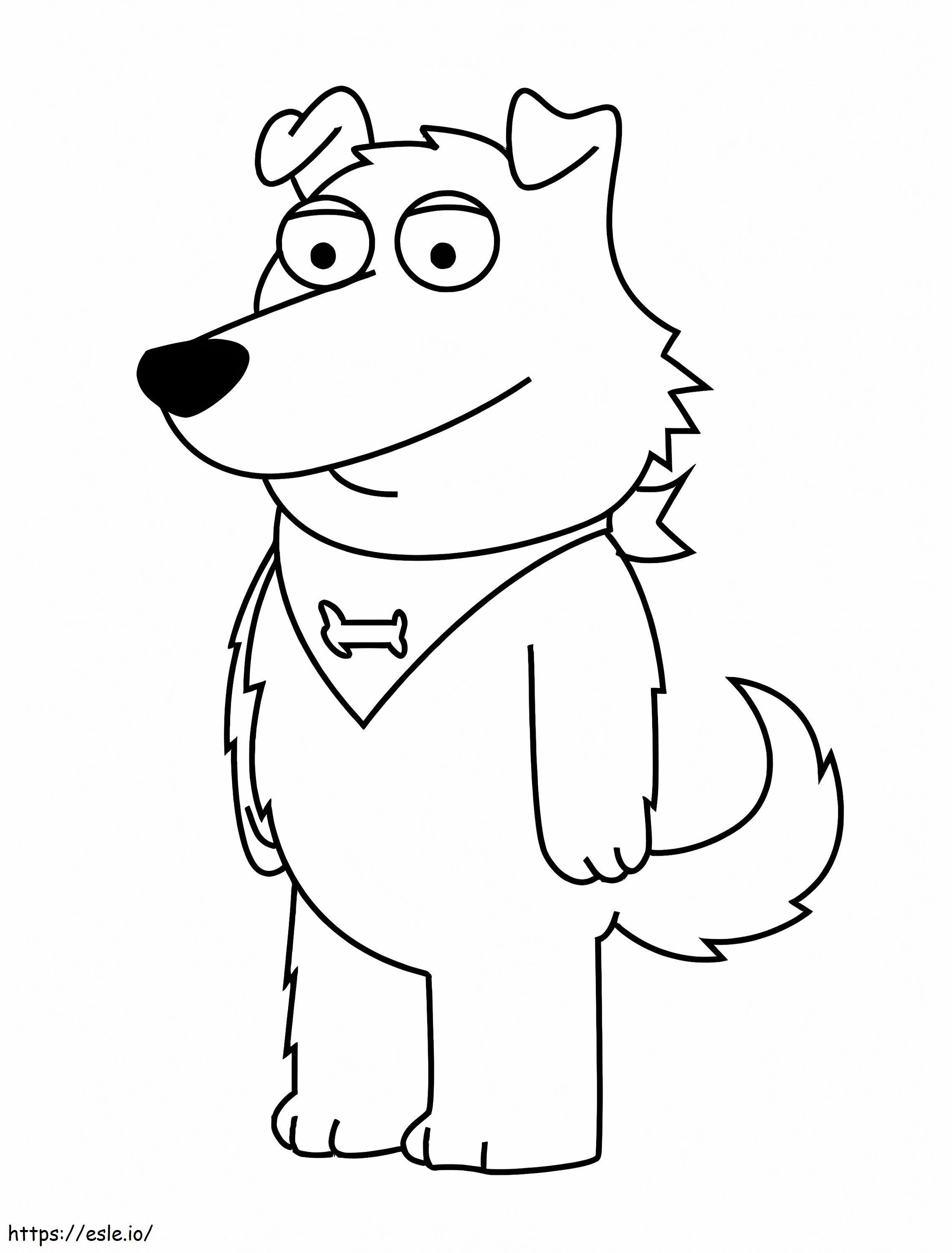 New Family Guy Brian coloring page