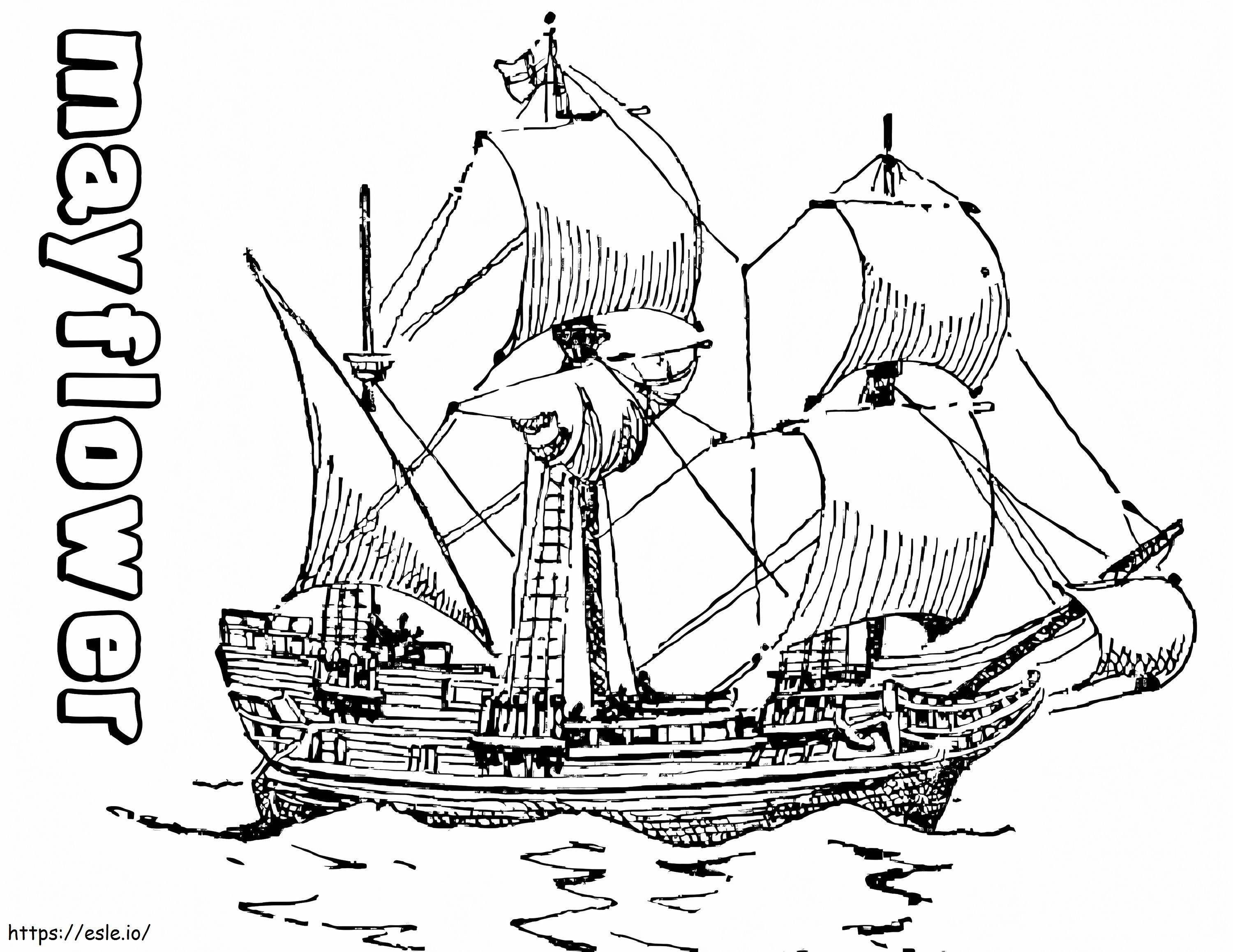 Mayflower 11 ausmalbilder