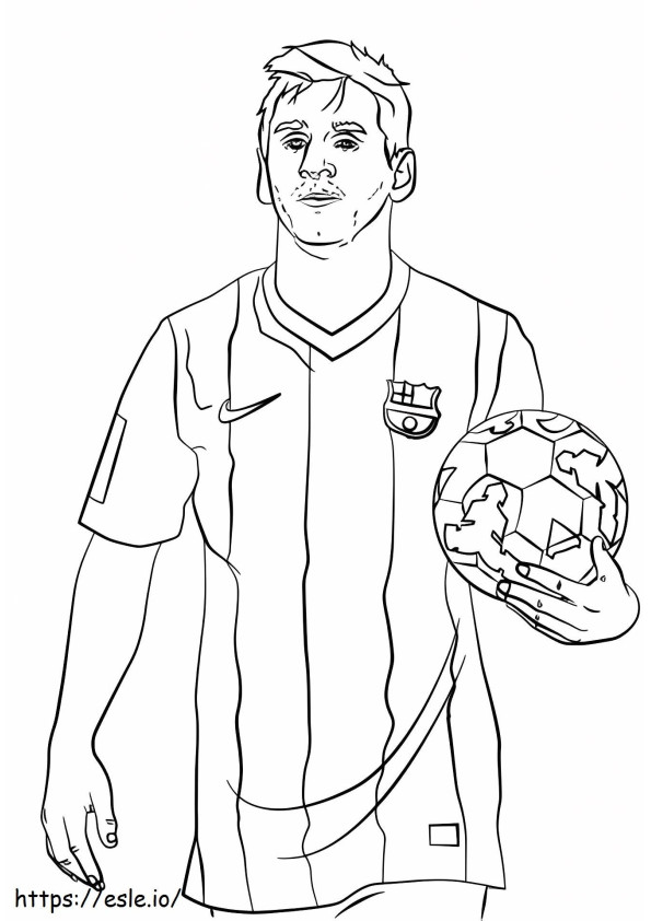  Lionel Messi4 boyama