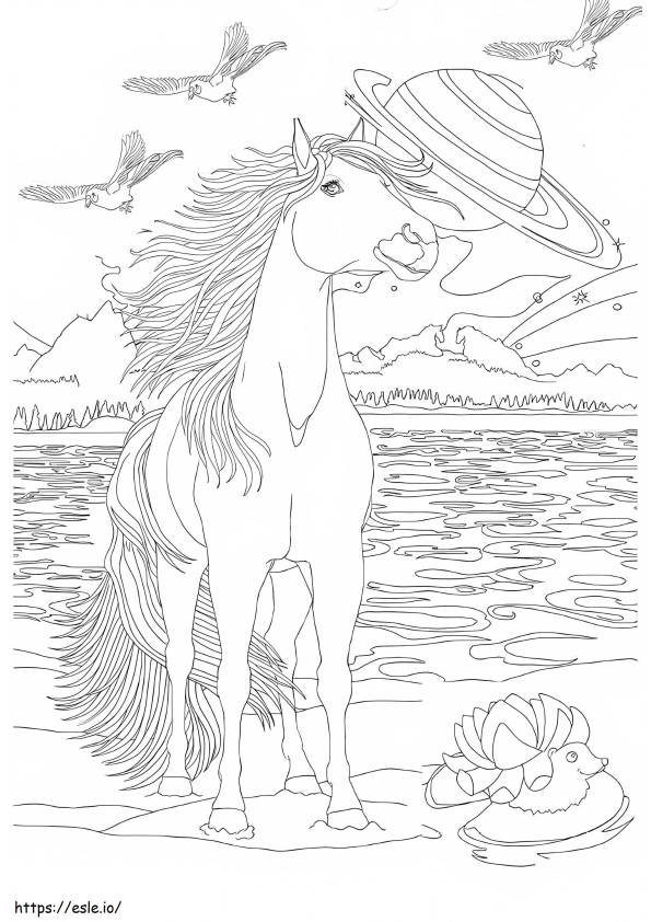 Beauty On The Beach coloring page