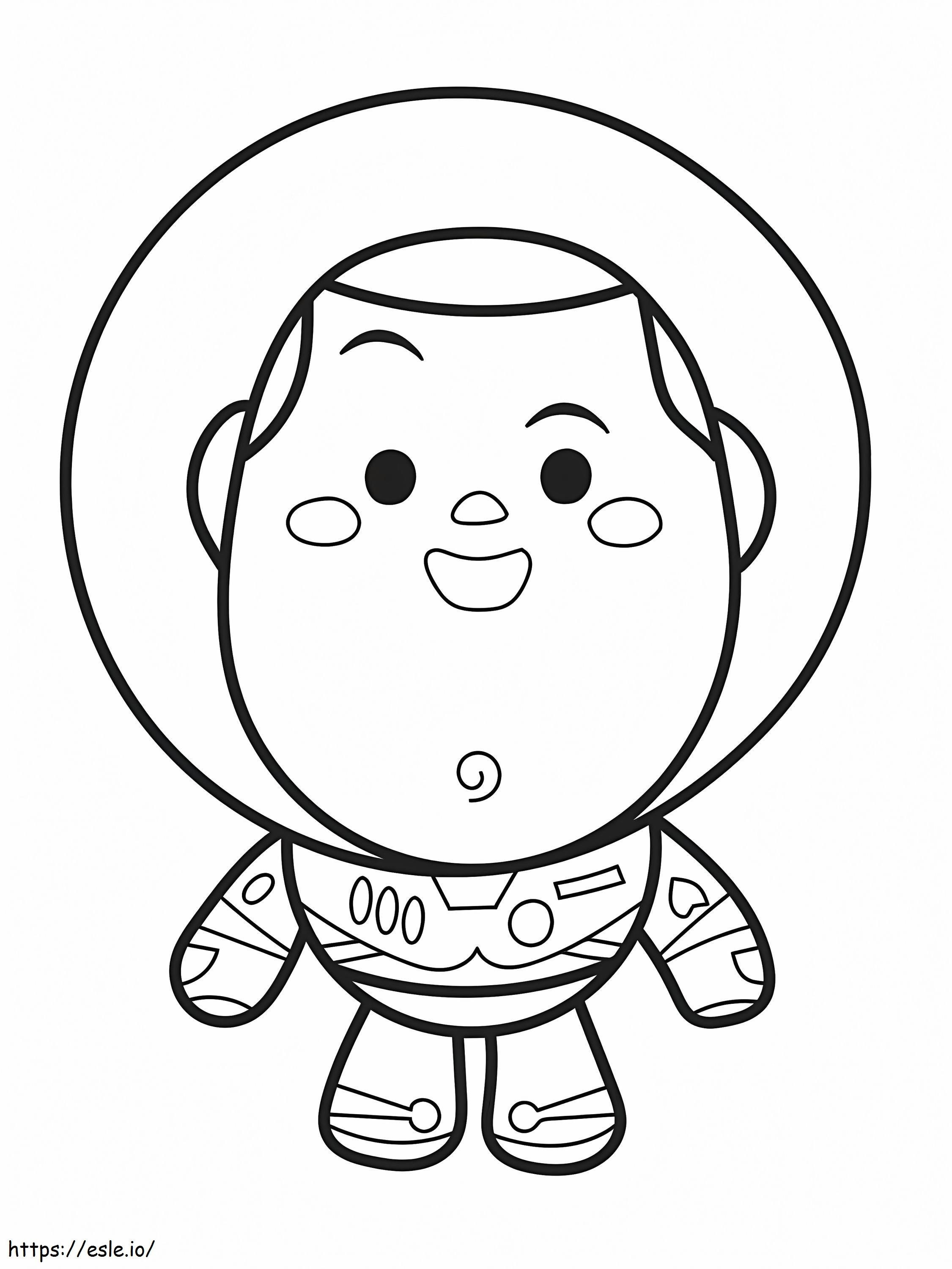 Cute Lightyear coloring page