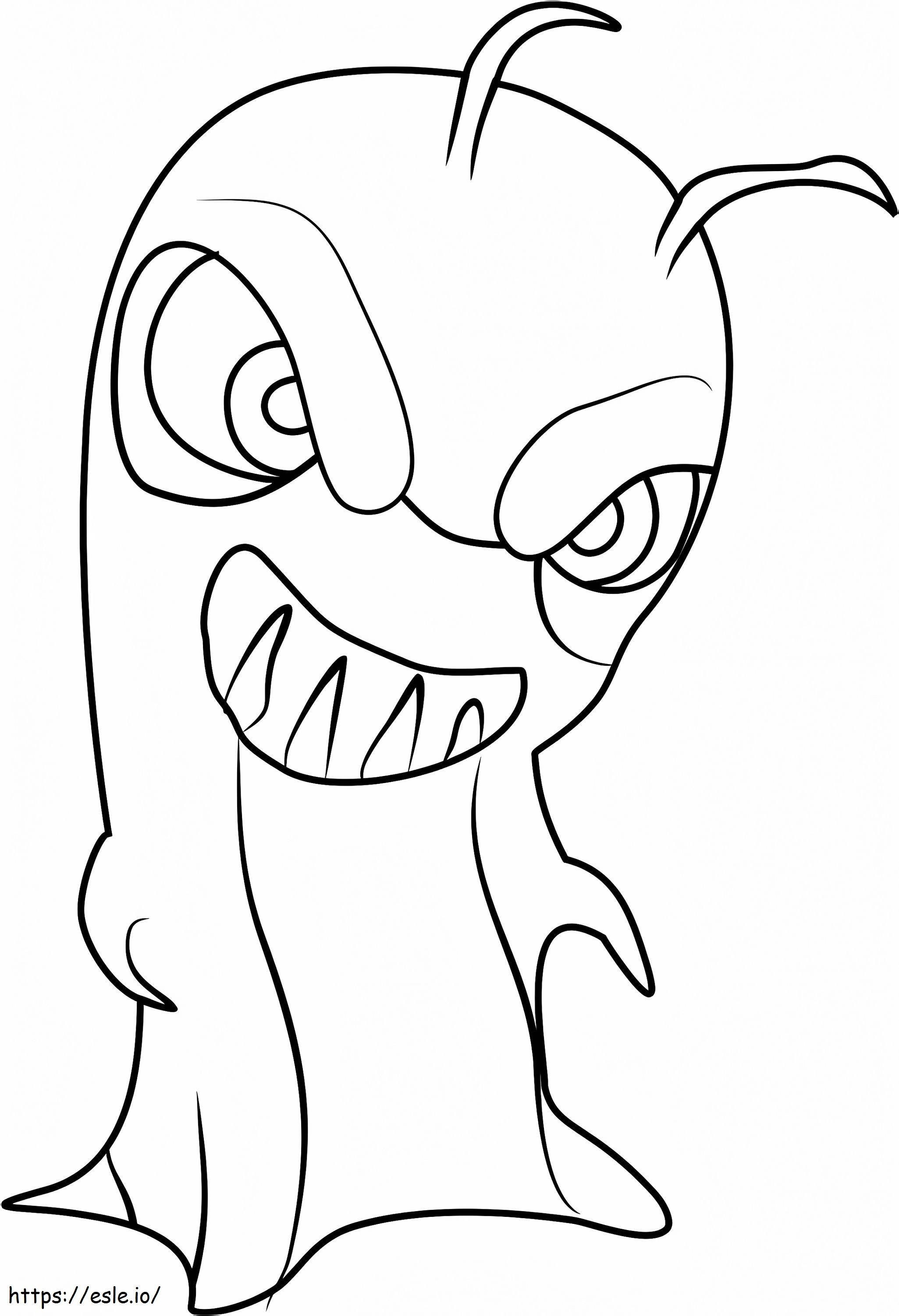 Angry Neurotox A4 coloring page