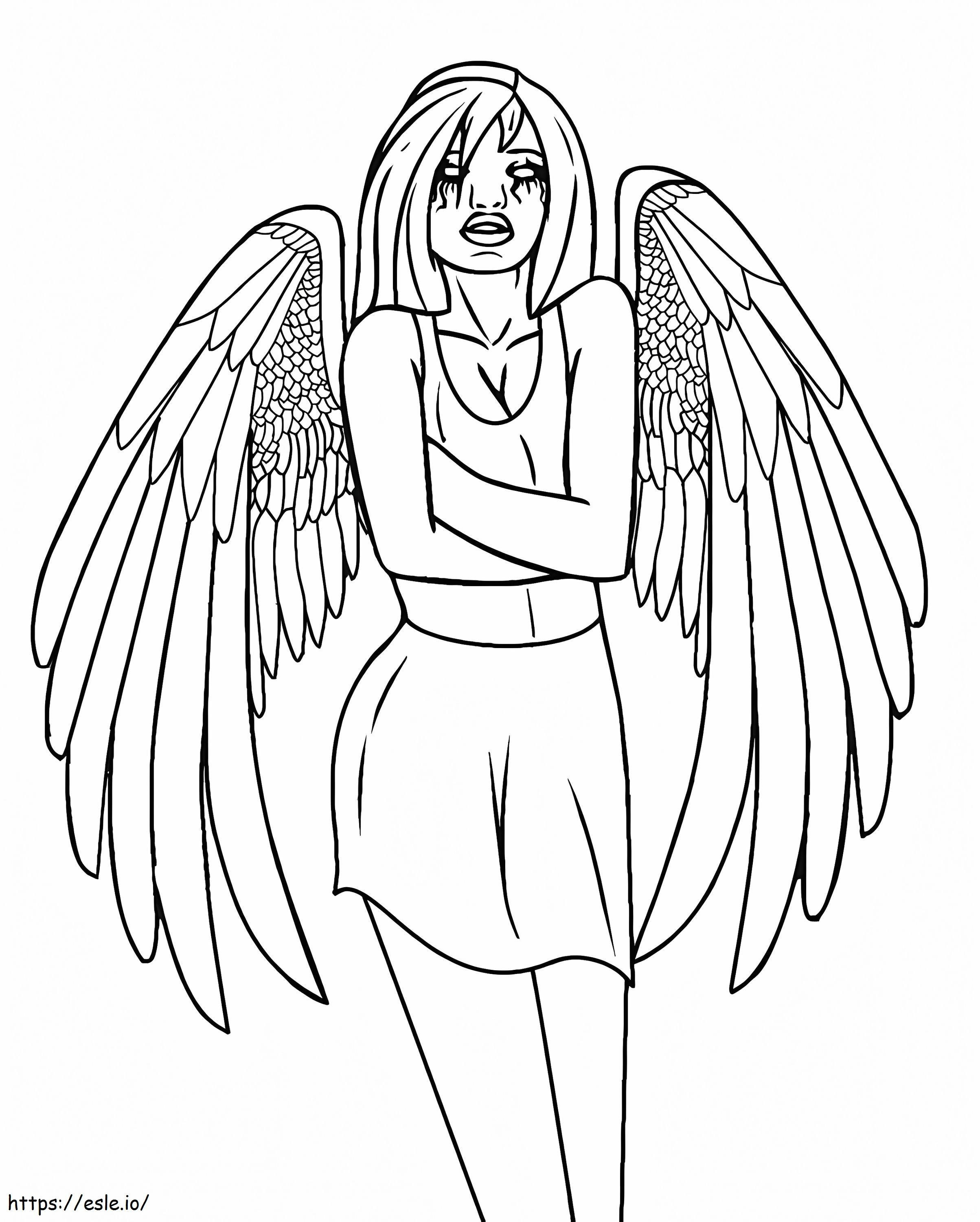 Dark Angel coloring page