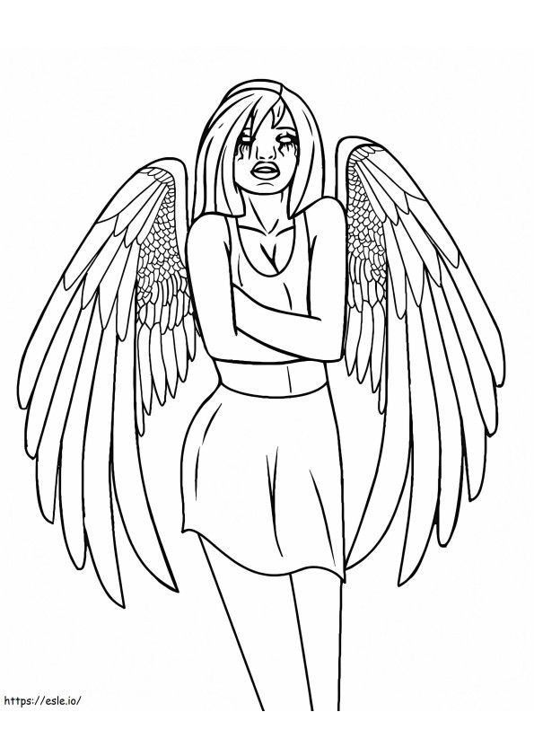 Dark Angel coloring page
