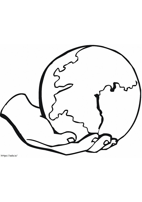 Save Your Planet coloring page