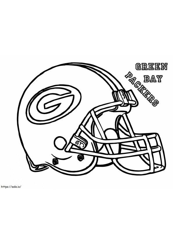 Green Bay Packers coloring page