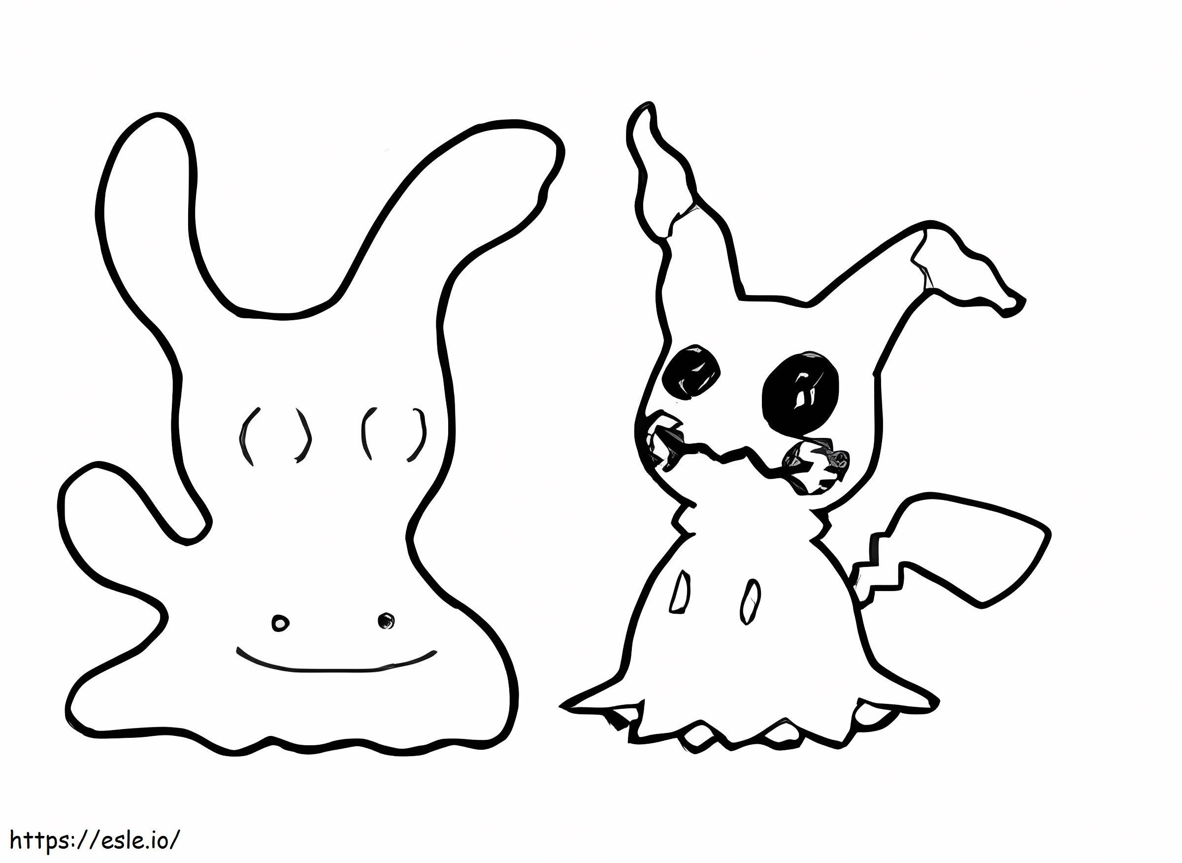 Ditto 5 coloring page