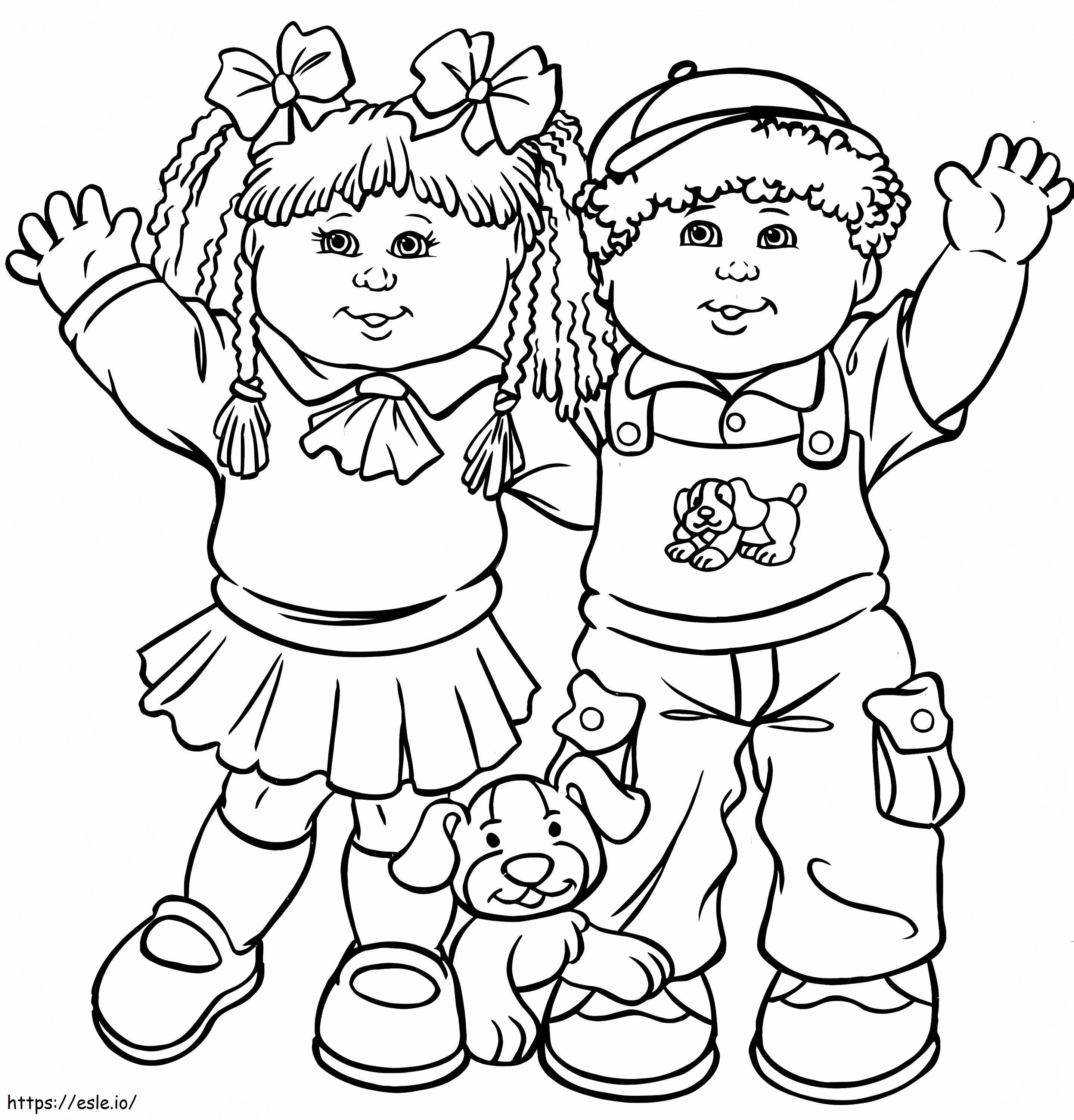 Friendship 10 coloring page