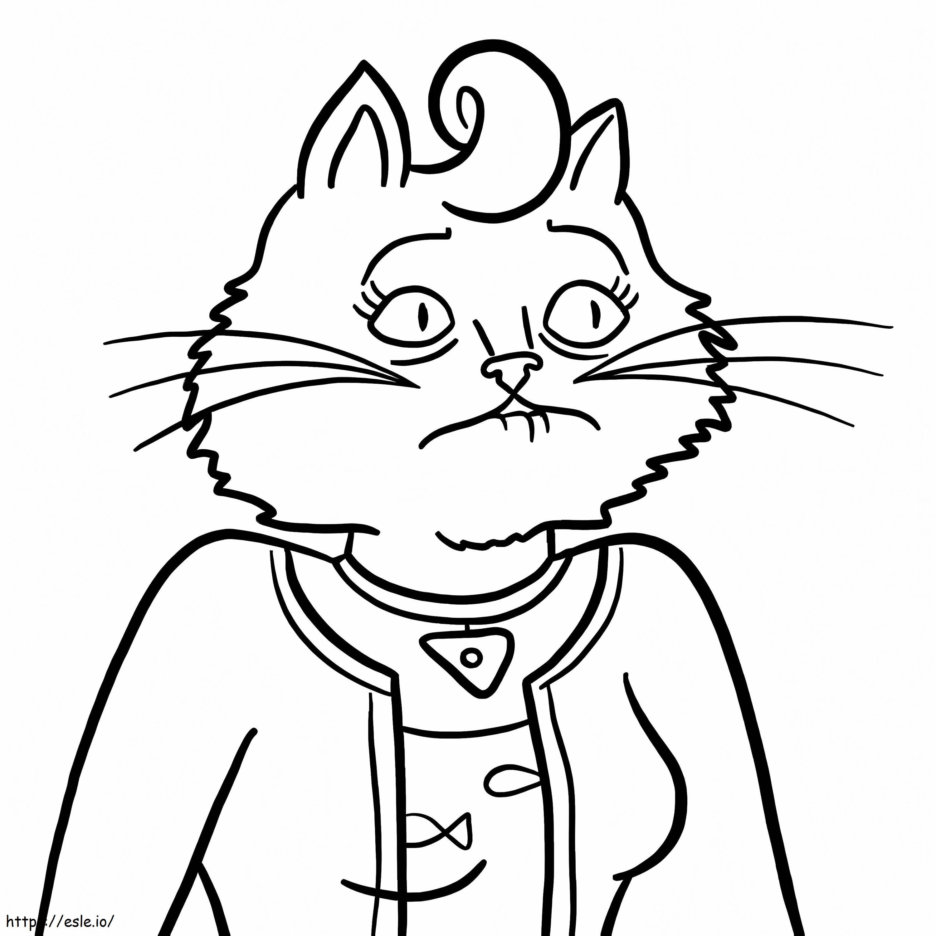 Affronta la principessa Carolyn di Bojack Horseman da colorare