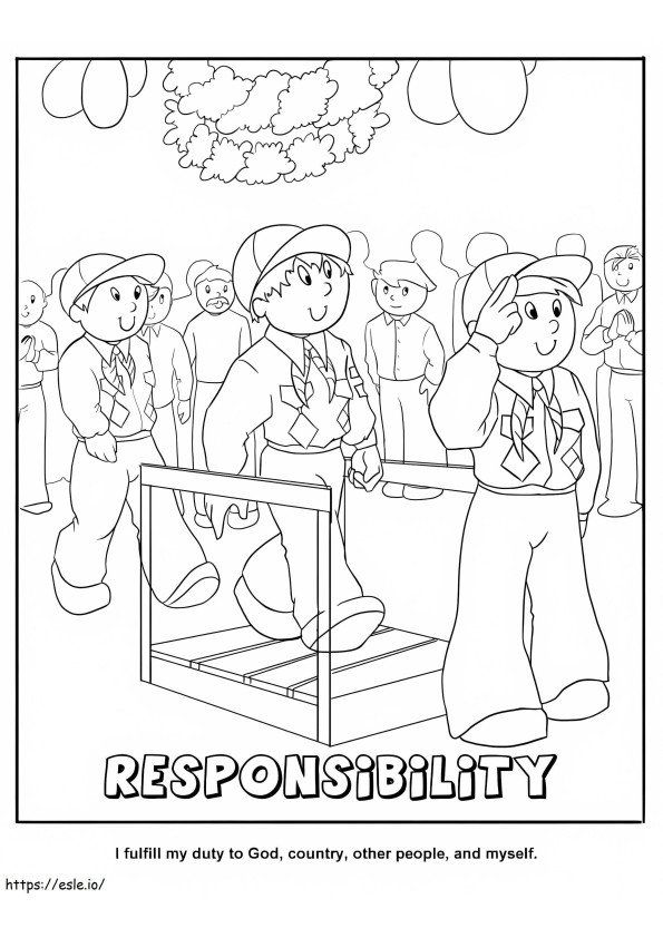 Responsibility Printable coloring page
