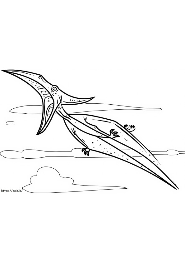 Pterodactyl 5 coloring page