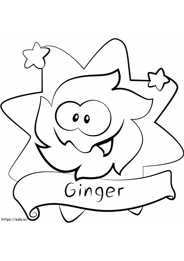 Sobre Nom Ginger para colorir