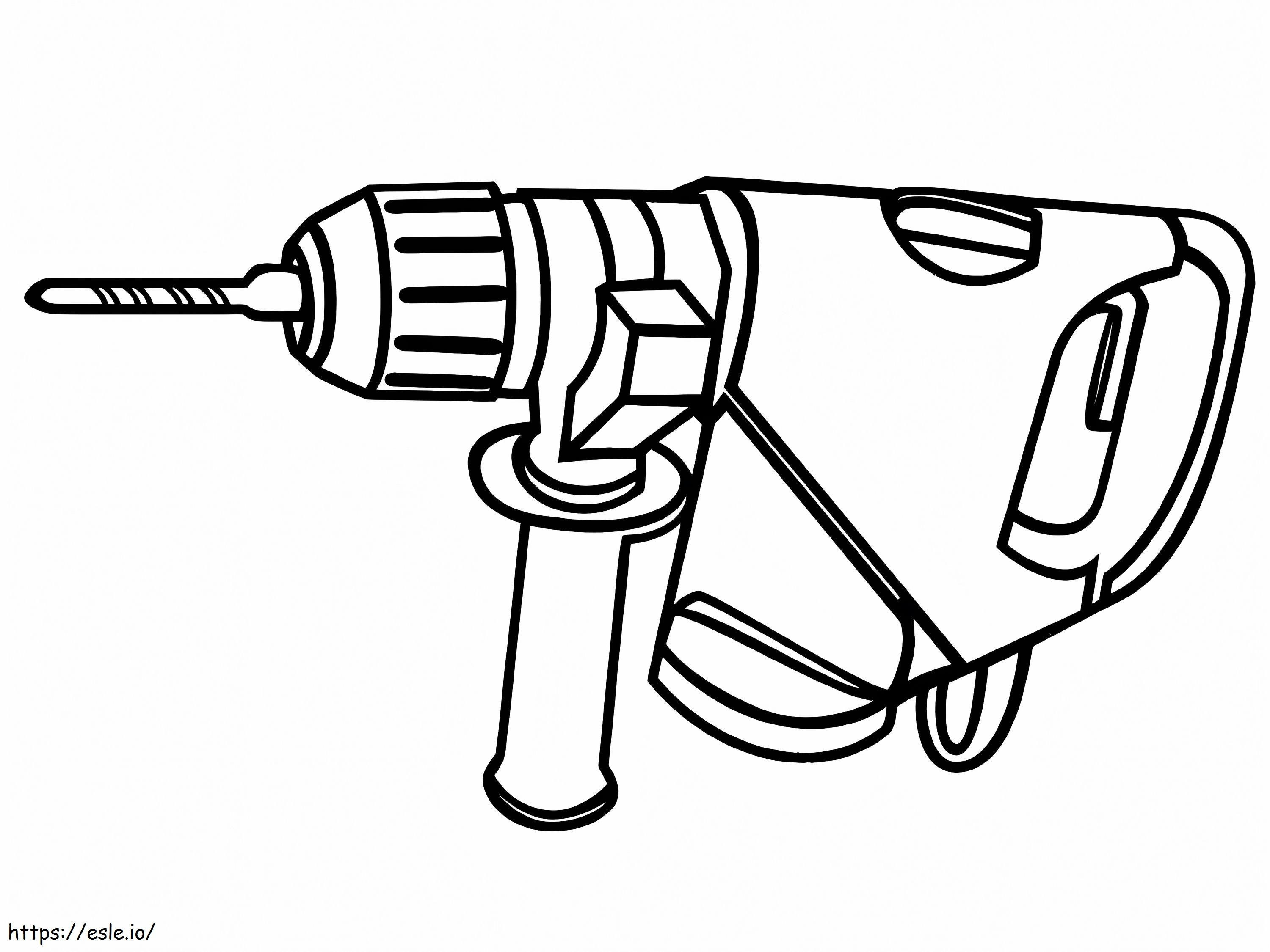 Drilling Machine coloring page