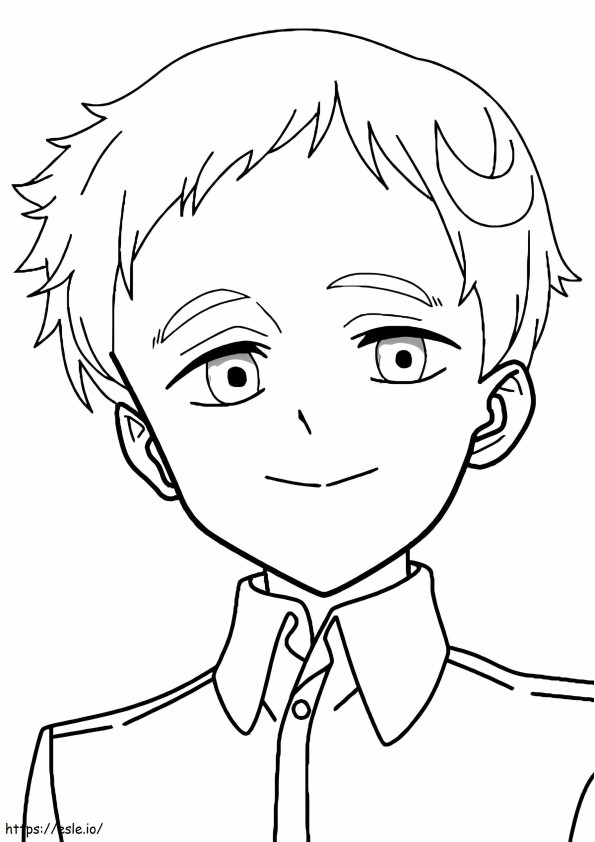 Norman From The Promised Neverland coloring page