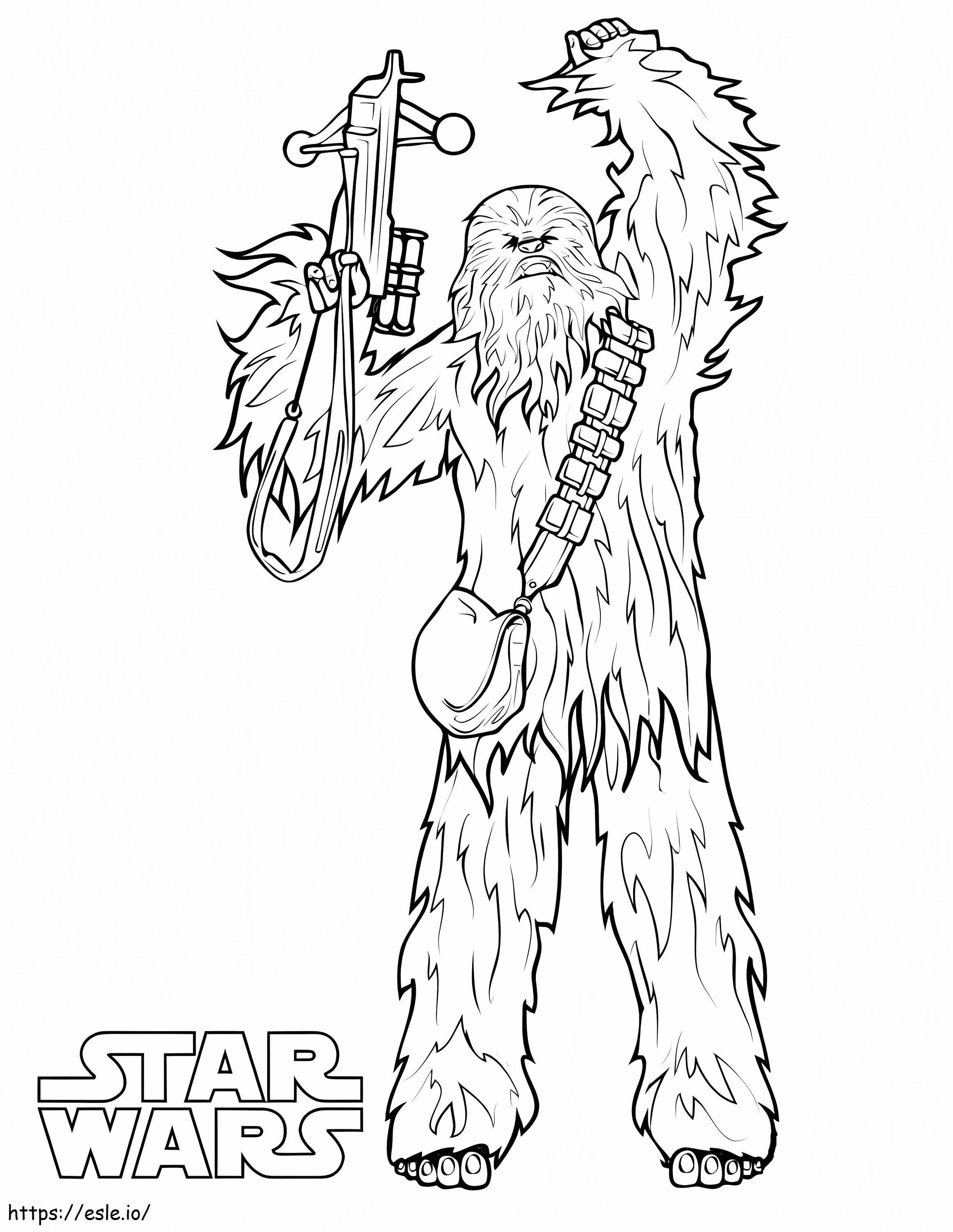 Chewbacca coloring page