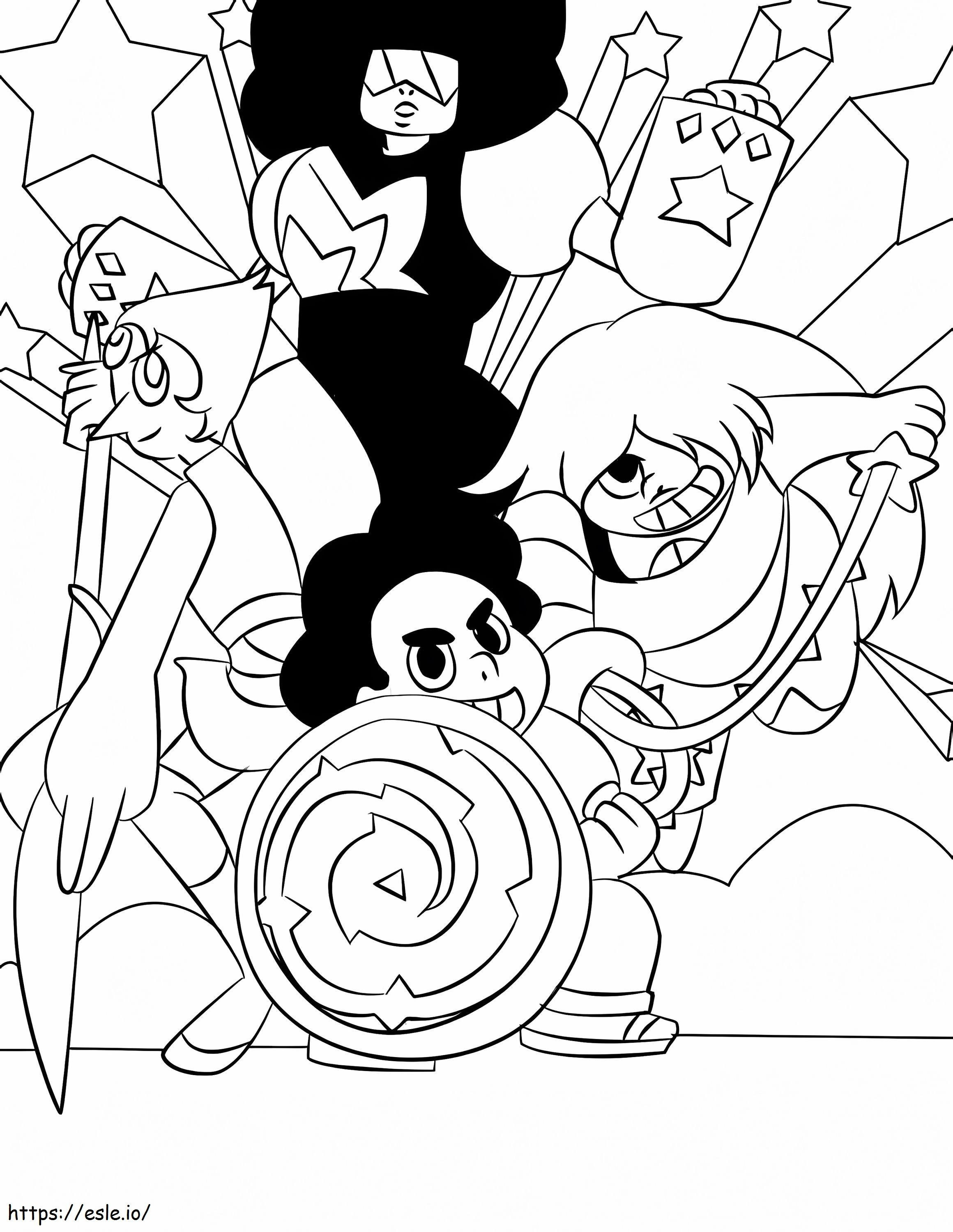 Great Steven And Teams coloring page