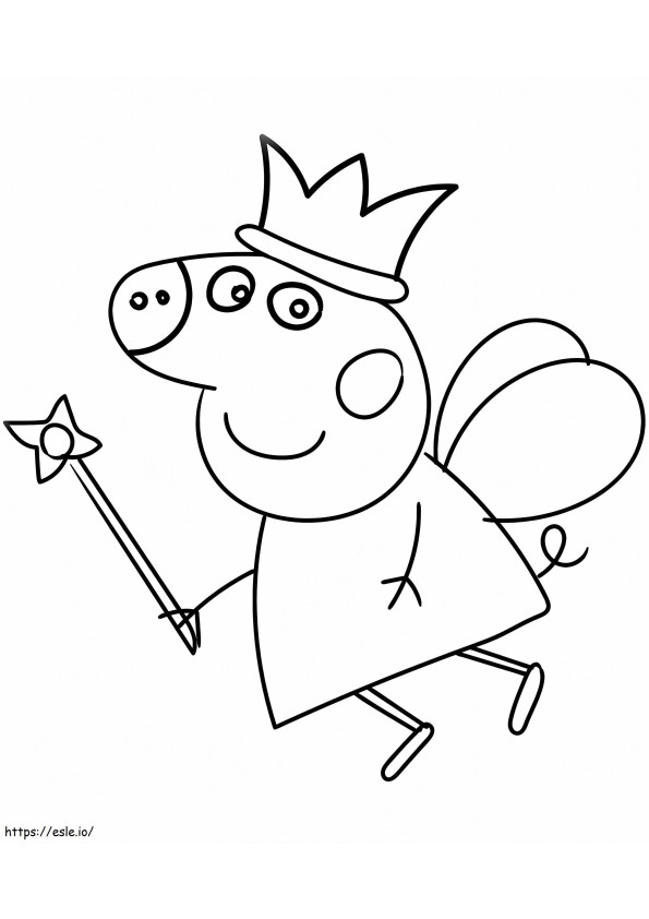 Peppa Pig 4 coloring page