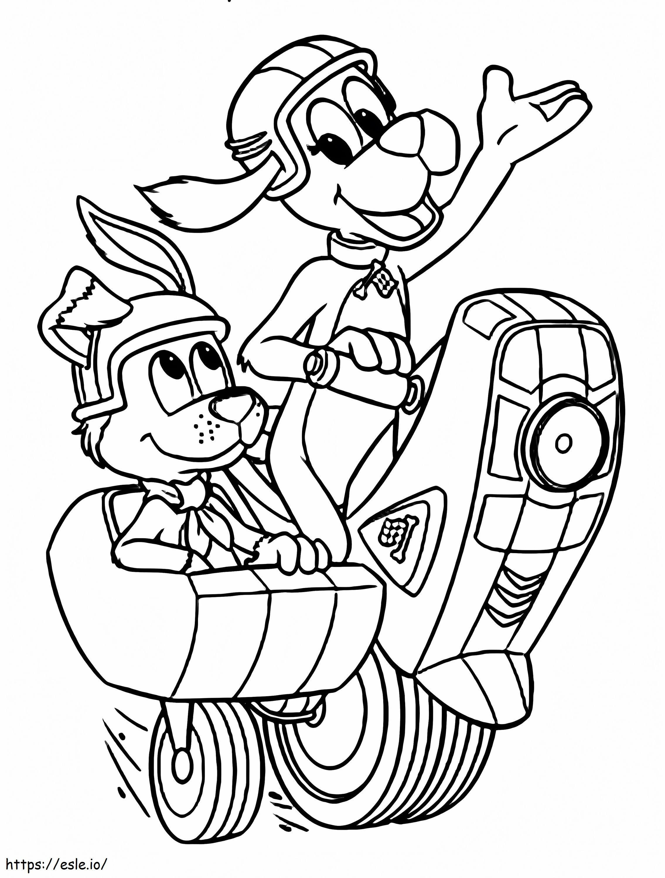 Go Dog Go 6 coloring page