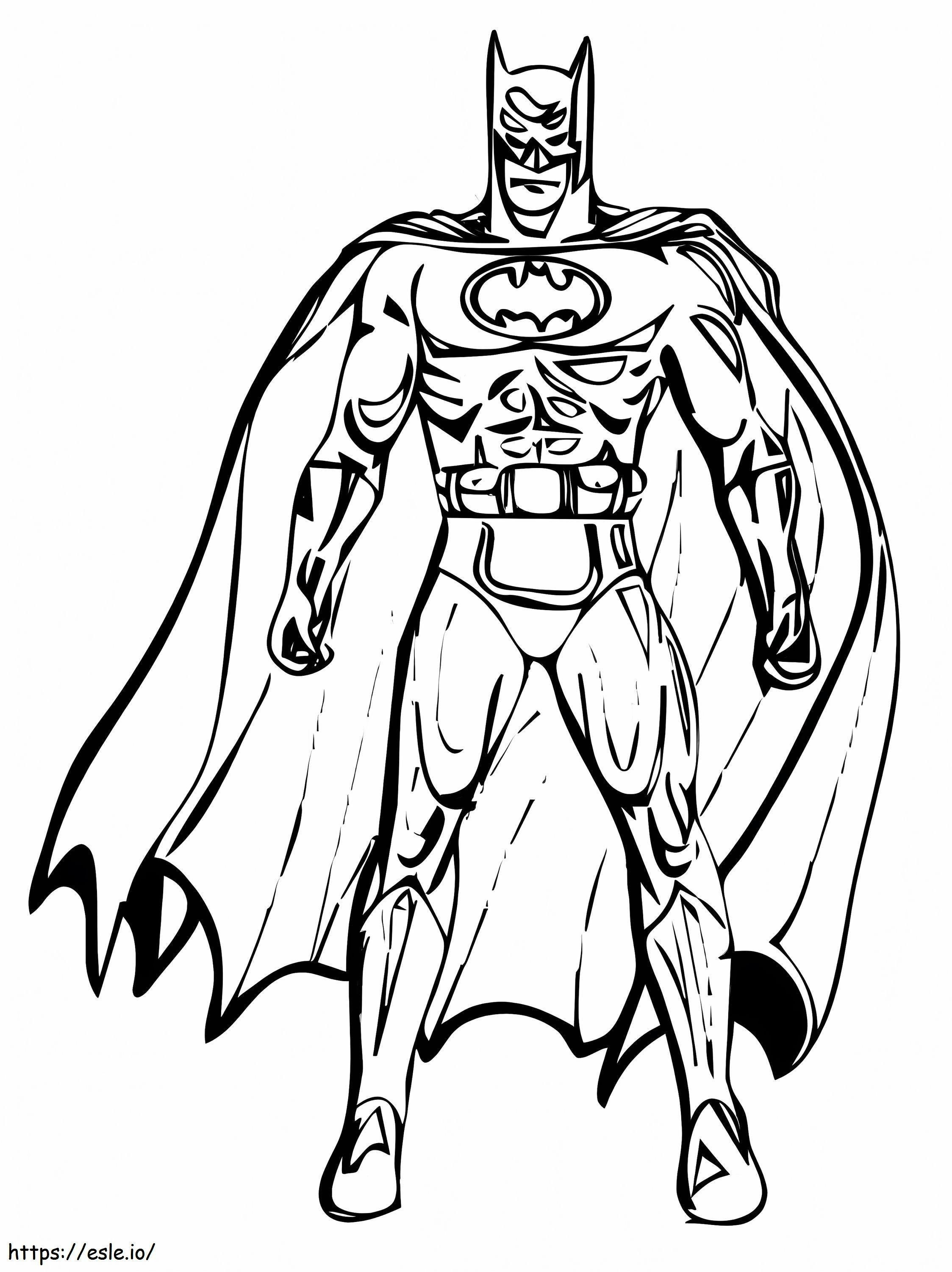Rysunek Batmana kolorowanka