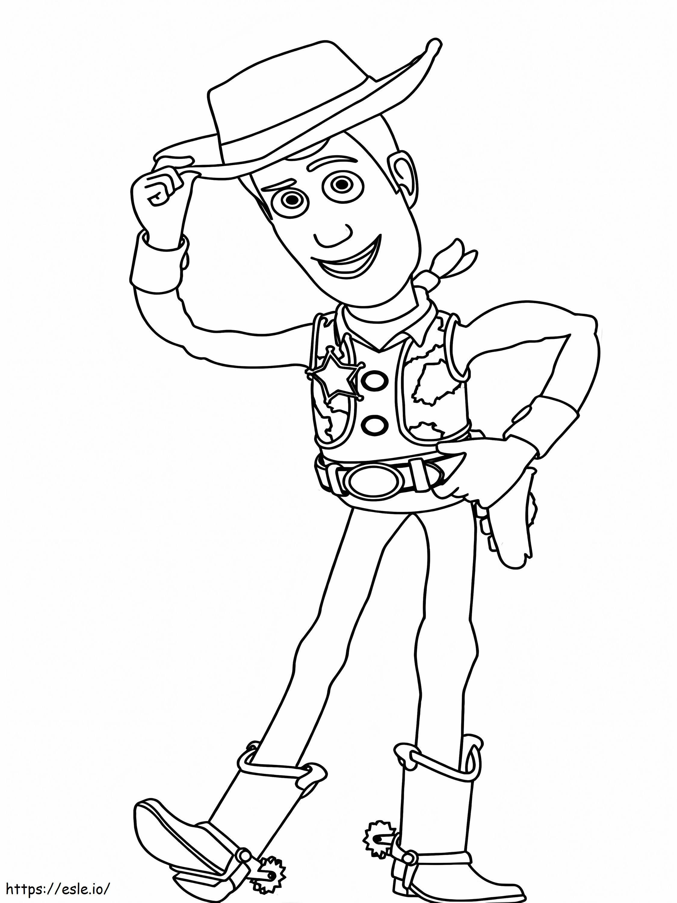 Woody Simple coloring page