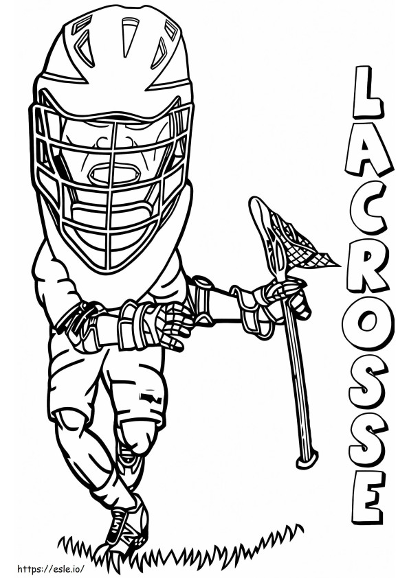 Lacrosse5 coloring page