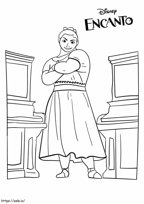 Luisa Madrigal Of Charm 724X1024 coloring page