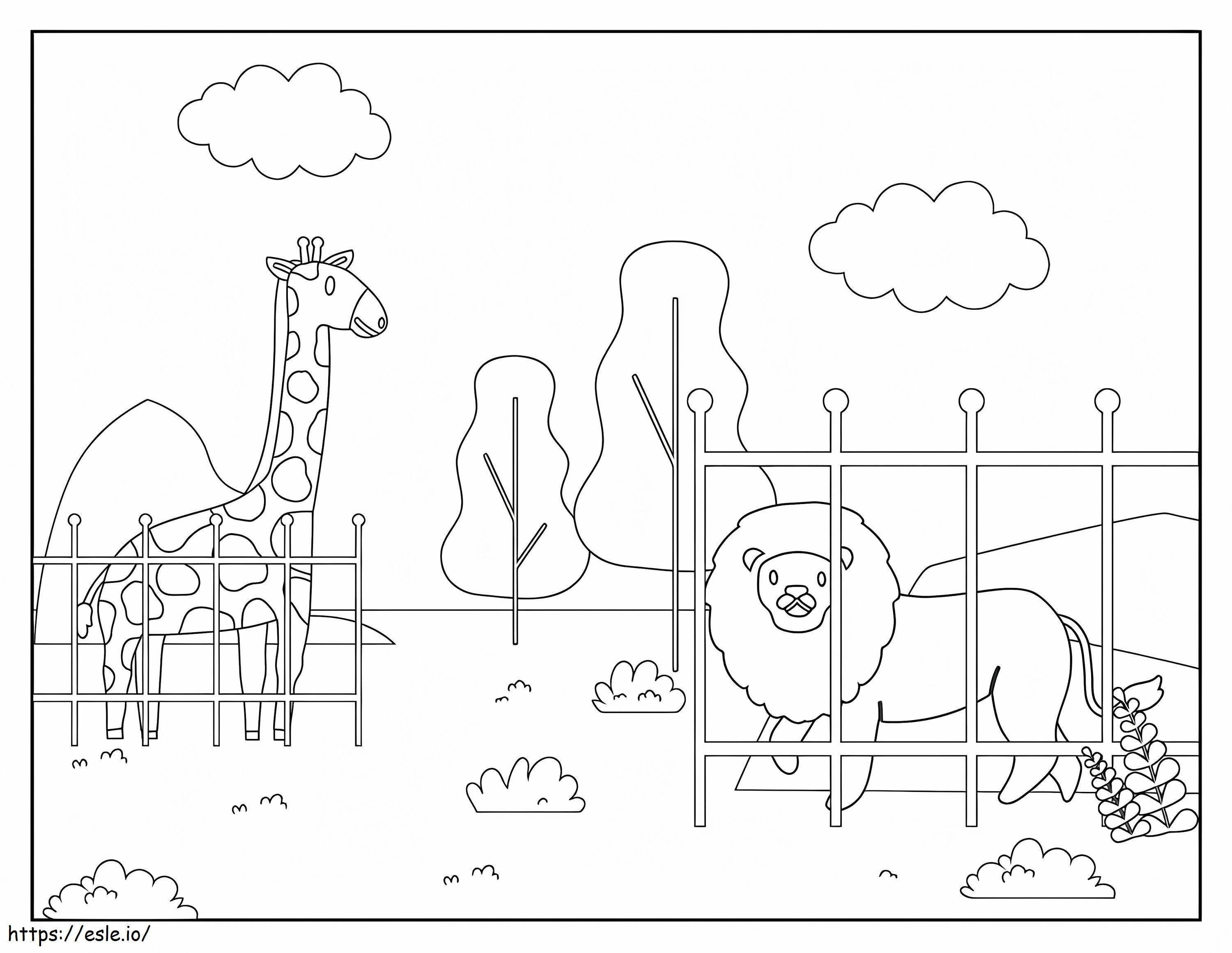 Perfect Zoology coloring page