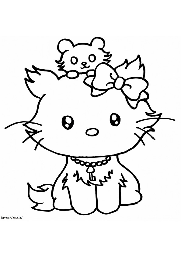 Printable Charmmy Kitty coloring page